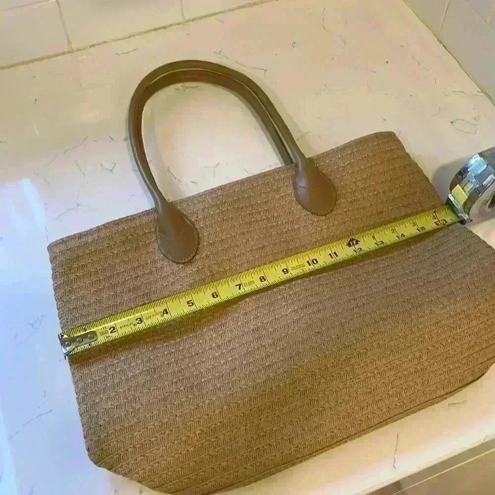 Spring Summer Woven Lined Bag NWOT - Picture 16 of 16